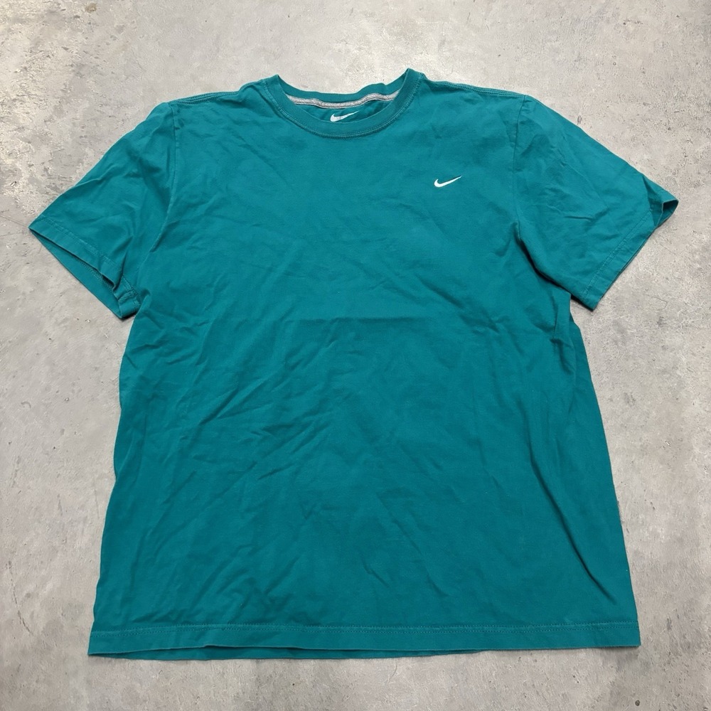Nike Men's T-shirt Regular Fit Sz‎ XL Teal Short Sleeve Casual Lightweight